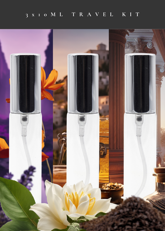3x10ml Gentlemen's travel kit